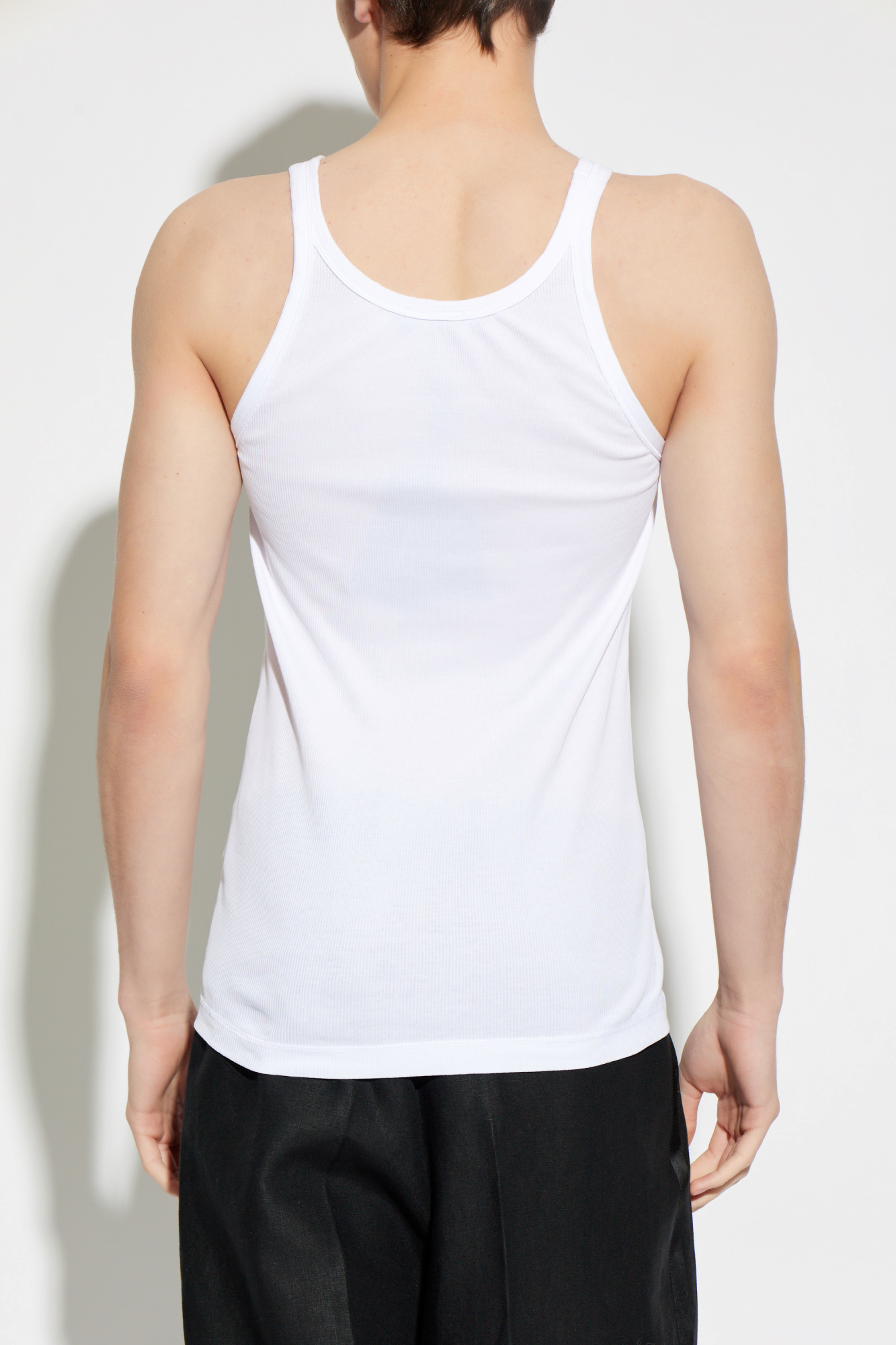 Dolce & Gabbana Ribbed logo top | Men's | Vitkac